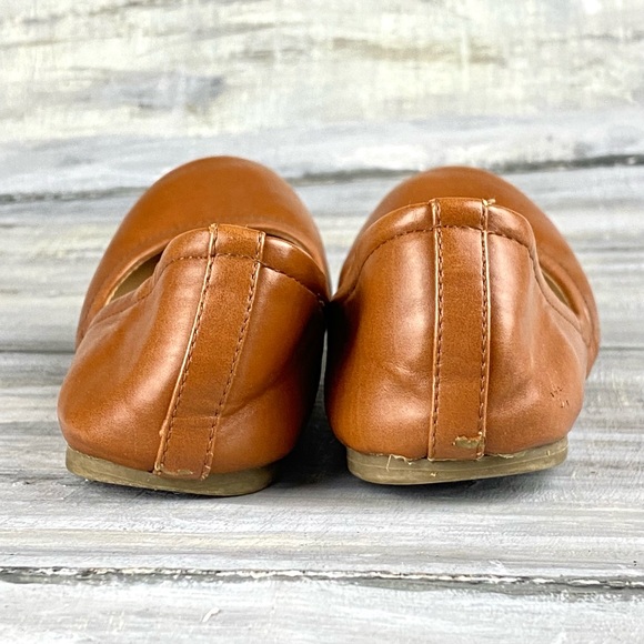 STEVE MADDEN Flats Cognac Brown “Skripted” Slip-On Ballet Flats Tan 6M - Picture 5 of 16